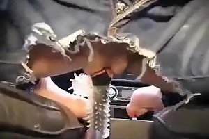 Step Mom Pussy Fucks Car Gear Shift And Squirts